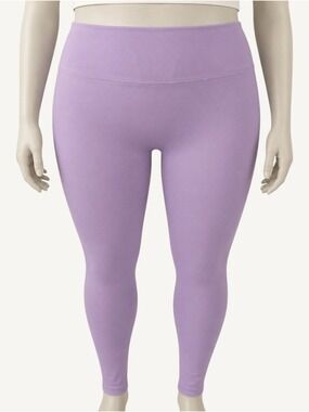 Ampersand Ave Game Changer Lilac High Rise Leggings 2X Yoga 27" NWT